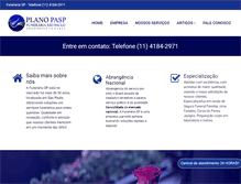 Tablet Screenshot of funerariasp.com.br